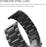 ⁦FitTurn Metal Watch Band Compatible with Huawei Watch 4 Pro/GT Runner/GT4 46mm/GT3 46mm/GT2 46mm Wrist Strap Compatible with Huawei Watch 3/Watch 3 Pro Bands for Huawei Watch GT2 Pro/GT3 Pro Bracelet⁩ - الصورة ⁦4⁩