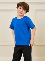 ⁦Styli Boys 2110566003 Solid Round Neck T-Shirt & Jogger Set⁩ - الصورة ⁦3⁩