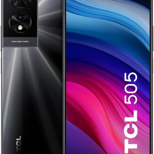 TCL 505 Dual-SIM 256GB ROM + 8GB RAM (GSM only | No CDMA) Factory Unlocked 4G/LTE Smartphone (Space Gray) - International Version