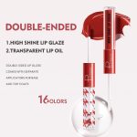 ⁦NALACAL Lip Gloss Set, 4 Pcs Makeup Lip Gloss, Long Lasting Lip Shine, Lipsticks For Women Long Lasting, Double Ended Clear Lip, High Pigment Liquid Lipstick, Cosmetics Glaze Lip⁩ - الصورة ⁦3⁩