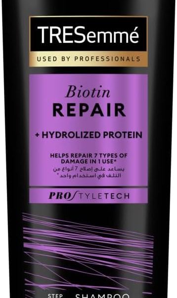 TRESemmé Repair & Protect Shampoo With Biotin For Dry & Damaged Hair, 400ml