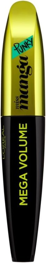 L'Oreal Paris Mega Volume Miss Manga Punky Mascara - Green