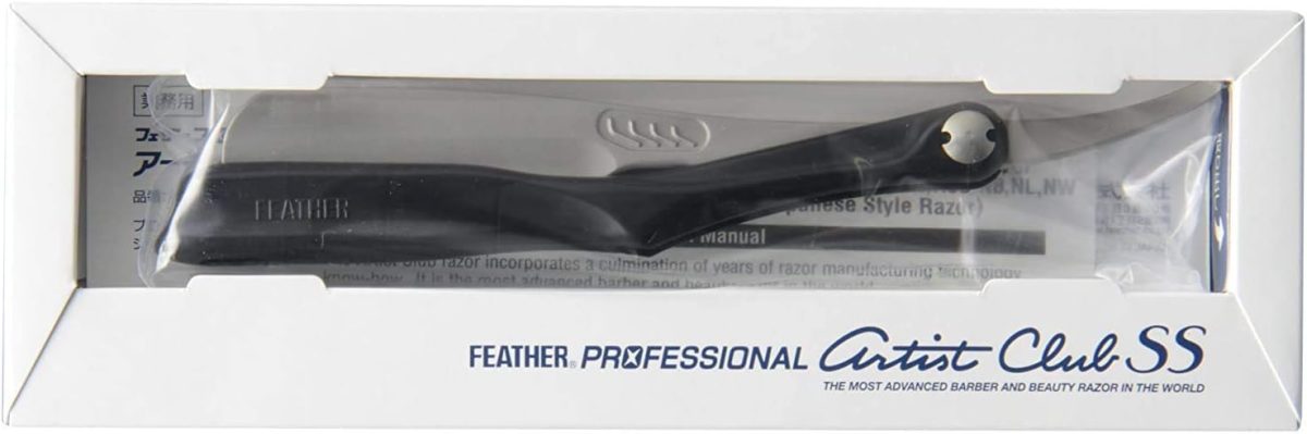 ⁦Feather Black SS Folding Handle Razor⁩ - الصورة ⁦2⁩