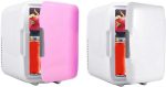 ⁦Avcbno Compact refrigerator Portable 4L Car Freezer Fridge Refrigerator Car Home Dual Use Car Fridge Cooler Heater Universal Vehicle Parts(Pink)⁩ - الصورة ⁦2⁩