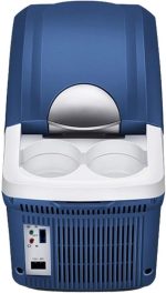 ⁦QBNZAXC Mini fridge 8L Mini Portable Cooling Warming Refrigerators Auto Fridge Freezer Insulation Box Dual Use Cooler Warmer for Home Auto Car⁩ - الصورة ⁦2⁩