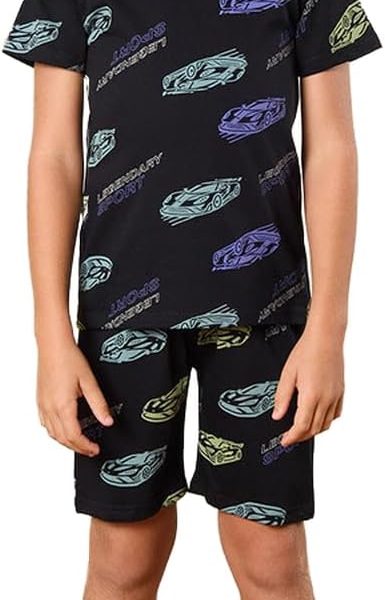 REDTAG Boys Cars Printed Pyjama Set (2 Piece)