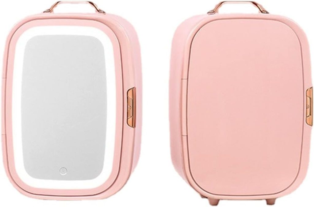 QBNZAXC Mini fridge Beauty Refrigerator Small Mini Portable Cosmetics Skin Care Products Refrigeration Preservation Constant Temperature Heating