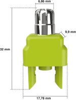 ⁦RE-WECHSEL One Blade Nose and Ears Compatible with All Models, Protective Shell, Easy Cleaning (1 Unit) (Nose Blade)⁩ - الصورة ⁦6⁩