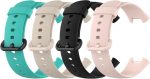 Excefore 4 Pack Straps Compatible with Redmi Watch 1 Lite/Redmi Watch 1/Xiaomi Mi Watch Lite 1 Strap, Soft Silicone Sport Replacement Wristband Colourful Band
