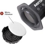 ⁦Aeropress Original Coffee and Espresso Maker, Barista Level Portable Coffee Maker with Chamber, Plunger, and Filters, Quick Coffee and Espresso Maker, Made in USA⁩ - الصورة ⁦3⁩