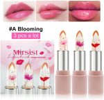 ⁦NALACAL Clear Flower Jelly Lipstick Set, 3Pcs, Nutritious Moisturizer Lip Balm Temperature Color Change, Long Lasting Hydrating Lip Gloss Makeup Set⁩ - الصورة ⁦7⁩