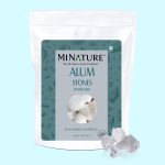 ⁦Alum Stone(phitkari) by mi Nature | for Skin Care | Water Purify| Pure Alum Stone (Potassium Alum) (Fitkari)|Cruelty Free | Post Shave Use| for Natural Deodorant | (250g)(8.81oz)⁩ - الصورة ⁦8⁩
