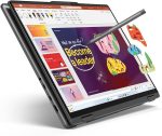 ⁦Lenovo Yoga 7 2-in-1 14IML9 AI PC, 14" WUXGA OLED Touch, Intel Core U5-125H, 16GB RAM, 512GB SSD, Intel NPU, Integrated Arc GPU, Bcklit Eng-Ar KB, Win11, Storm Grey [83DJ000PAX] + 2Yr Premium Care⁩ - الصورة ⁦3⁩
