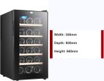 Avcbno Wine cooler 6 Floors Air-Cooled Electronic Constant Temperature Moisturizing Wine Cabinet Home Bar Tea Refrigerated Cigar Cabinet