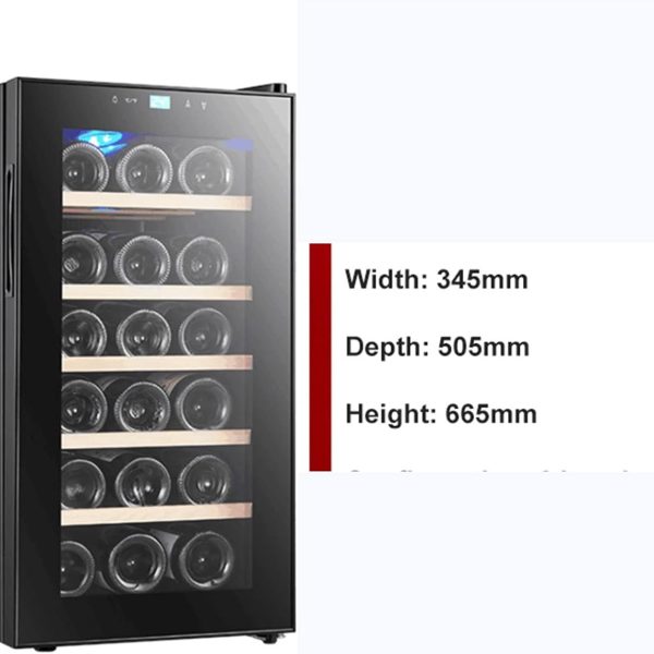 Avcbno Wine cooler 6 Floors Air-Cooled Electronic Constant Temperature Moisturizing Wine Cabinet Home Bar Tea Refrigerated Cigar Cabinet