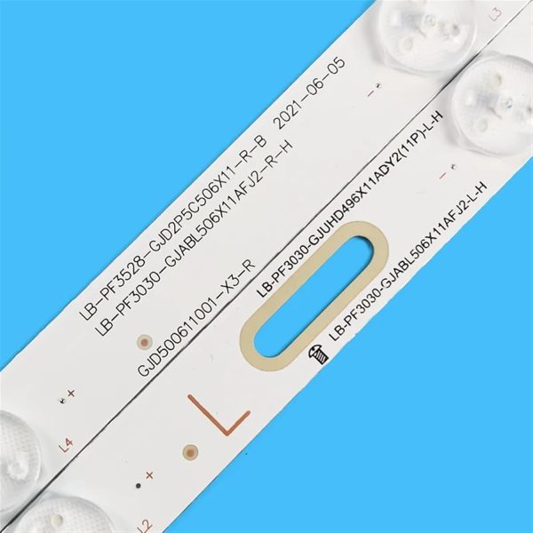 TILLOJJ LED Backlight strip for A.O/C 50" TV LD50V02S LB-PF3528-GJD2P5C506X11 R L H B TPT500J1-HVN07 50PFF5655/T3 T5002S