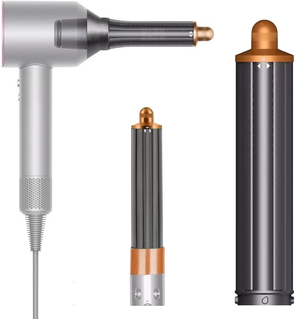 40mm Long Hair Curler Attachment for Dyson Airwrap Styler HS05 HS01, Hair Curler for Dyson Hair Dryer Attachments, for Dyson Airwrap Accessories, 40mm Attachments Long for Dyson Long Attachments