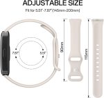 ⁦Silicone Strap for Huawei Band 10/9/8 Smartwatch, Adjustable Waterproof Sports Replacement Wristbands for Huawei Band 10/9/8⁩ - الصورة ⁦4⁩