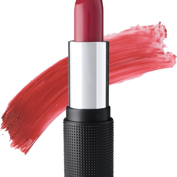 Apple Ever After Matte Lipstick for Women, Vegan Organic Lipstick Gluten-Free Creamy Color, Nourishing Lip Makeup with Vitamin E, Neutral Brick Red Lipstick Shade