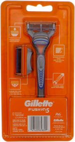 ⁦Gillette Fusion 5 Men's Razor + 2-Cartridges (3 Pack)⁩ - الصورة ⁦2⁩