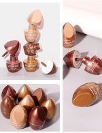 ⁦L&Wen Face Contour Cream, Natural Matte Waterproof Long Lasting Luminous Bronzer Cream, Face Contour Illuminator Makeup, Smooth Face Contouring Highlighter Liquid Stick Warm Brown⁩ - الصورة ⁦5⁩