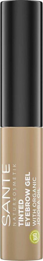 ⁦Sante Naturkosmetik Tinted Eyebrow Gel 01 Blondie, Liquid Eyebrow Mascara for Light Eyebrow Colour, Shapes Brows & Fills Gaps Vegan, 3.5 ml⁩ - الصورة ⁦3⁩