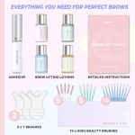 ⁦CICI Lash Brow Lamination Kit | Professional Eyebrow Lamination Kit with Keratin Conditioning | Instant DIY Eye Brow Lift Kit for Fuller, Thicker Brows | Easy to Use and Long Lasting Results⁩ - الصورة ⁦4⁩