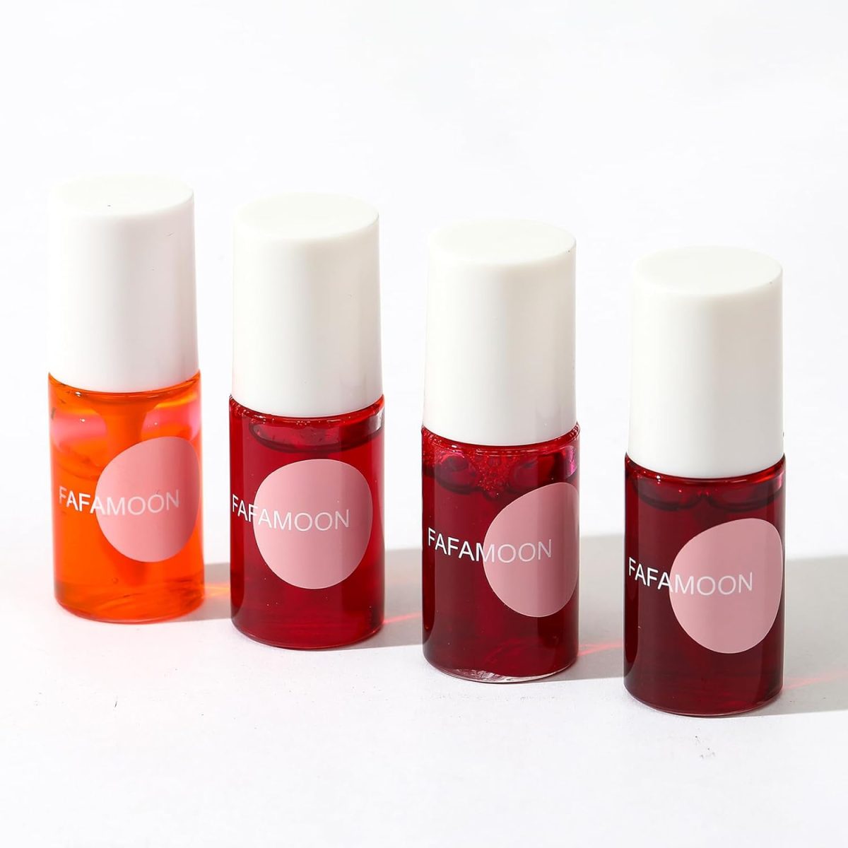 ⁦Bekoeen 4PCS Lip Tint Stain Set, Mini Liquid Water Tint,Korean Lip Gloss Moisturizing Natural,Long Lasting Waterproof,Multi-Use Lip and Cheek Tint⁩ - الصورة ⁦7⁩