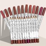 ⁦Azonee 12 Colors Matte Lip Liner Pencil Set, Long Lasting Fade Resistant Lip Pencil, Professional Lip Liner Set, Firm yet Smooth, Contour and Line with Ease⁩ - الصورة ⁦9⁩