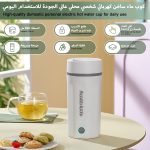 ⁦غلاية كهربائية محمولة للسفر، كوب تسخين صغير سعة 500 مل، غلاية كهربائية صغيرة من الفولاذ المقاوم للصدأ بحجم واحد لتحضير الشاي والقهوة جوي فون⁩ - الصورة ⁦5⁩