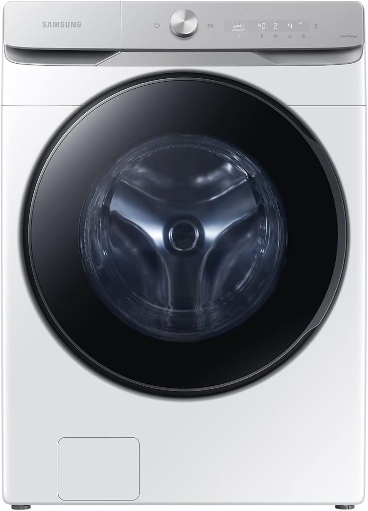 Samsung WD16T6300GW/YL Front Load Washer Dryer Combo 16kg Wash/10kg Dry, 1100 RPM, Bubble Technology, Drum Clean, Hygiene Steam, AI Control, VIETNAM