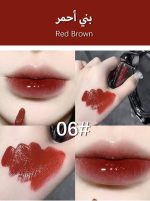 ⁦L&Wen Lip Gloss, Mirror Glossy Ultra Hydrating Long Lasting Nonstick Cup Moisturizing High Pigmented Liquid Lipstick, Plump Lips and Improve Complexion Red/Brown 06#⁩ - الصورة ⁦2⁩