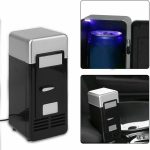 ⁦VVBNGVH Small refrigerator Mini Refrigerator Fridge Cooler Warmer Freezer Portable Beverage Travel⁩ - الصورة ⁦4⁩