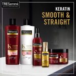 ⁦Tresemme Shampoo Keratin Smooth & Straight, 400ml + Tresemme Conditioner Keratin Smooth & Straight, 400ml⁩ - الصورة ⁦6⁩