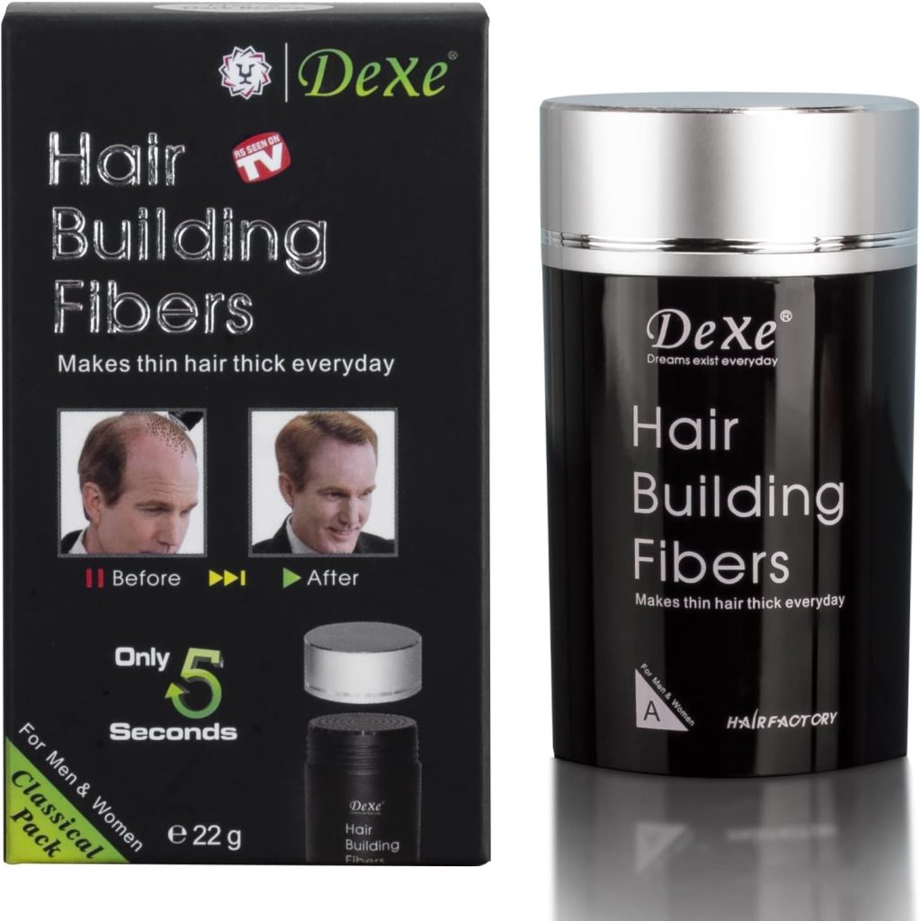 DEXE Building Fibers 22 gm , Dark Brown