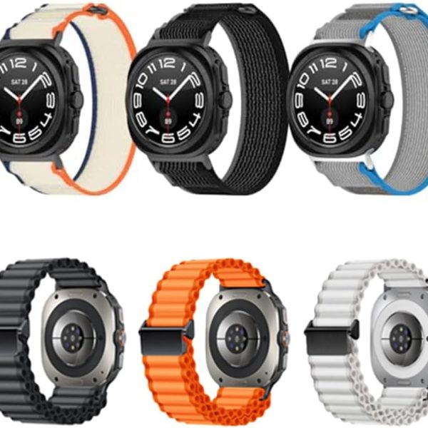 Dado Multi Pack Straps Compatible with Samsung Galaxy Watch Ultra 47mm