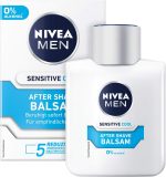 NIVEA MEN Sensitive Cool After Shave Balsam im 1er Pack (1 x 100 ml), beruhigendes After Shave, Hautpflege nach der Rasur mit Kamille und Algenextrakten