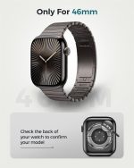 ⁦Metal Case for Apple Watch Series 10 46mm Men, AZONEE Shockproof Bumper Cover [Ultra Look Transformation] Stainless Steel Rugged Back Cover for iWatch Accessories⁩ - الصورة ⁦7⁩