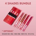 ⁦NALACAL Lip Gloss Set, 4 Pcs Makeup Lip Gloss, Long Lasting Lip Shine, Lipsticks For Women Long Lasting, Double Ended Clear Lip, High Pigment Liquid Lipstick, Cosmetics Glaze Lip⁩ - الصورة ⁦7⁩