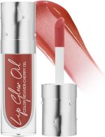 Lip Glow Oil Color Reviver Cherry Oil, Hydrating Lip Glow Oil Long-Lasting Nourishing Lip Gloss Moisturizing Non-Sticky Plumping Lip Stain Tinted Cherry Oil Lip Care (Ruby Red)