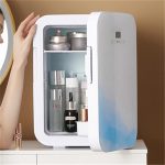 ⁦EIOZIEEY Beverage refrigerator Mini Special Beauty Mask Cosmetics For Mini Refrigerator Dormitory Household On The Table Home⁩ - الصورة ⁦4⁩