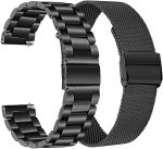 FitTurn Metal Watch Band Compatible with Huawei Watch 4 Pro/GT Runner/GT4 46mm/GT3 46mm/GT2 46mm Wrist Strap Compatible with Huawei Watch 3/Watch 3 Pro Bands for Huawei Watch GT2 Pro/GT3 Pro Bracelet