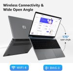 ⁦CFVOCUY Laptop Computer, 15.6'' FHD IPS Student Laptops, Celeron N5095 4-Core Processor, 12GB RAM + 512GB SSD up to Expandable 1TB, 2.4G+5G WiFi, 2 Years Warranty, Long Battery Life⁩ - الصورة ⁦4⁩