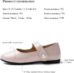 ⁦FUNKYMONKEY Toddler/Little Girl Mary Jane Dress Shoes Casual Slip on Ballet Flat⁩ - الصورة ⁦5⁩