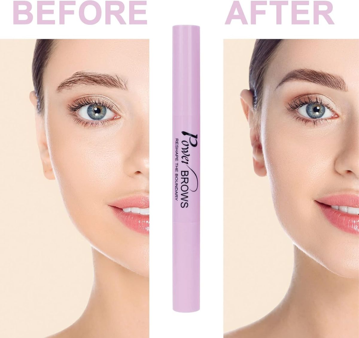 ⁦NALACAL Eyebrow Wax, Clear Waterproof Long Lasting Eyebrow Wax Pen for Feathered Fluffy Brow Shaping Styling Makeup Pencil⁩ - الصورة ⁦3⁩