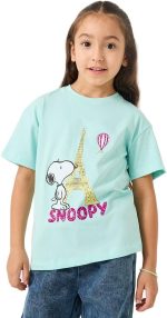 Styli Girls Over Size Snoopy T-Shirt