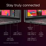 ⁦Lenovo Yoga 7 2-in-1 14IML9 AI PC, 14" WUXGA OLED Touch, Intel Core U5-125H, 16GB RAM, 512GB SSD, Intel NPU, Integrated Arc GPU, Bcklit Eng-Ar KB, Win11, Storm Grey [83DJ000PAX] + 2Yr Premium Care⁩ - الصورة ⁦12⁩