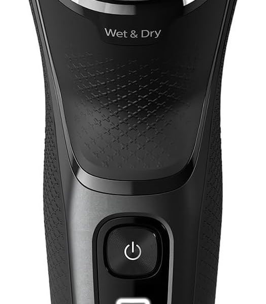 Philips Electric Shaver 3000 Series - Wet & Dry Electric Shaver for Men with SkinProtect Technology in Dark Moon, Pop-up Beard Trimmer, Cordless Shaver (Model S3145/00)