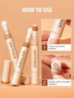 ⁦SHEGLAM Complexion Boost Concealer - With Sponge-head Applicator - High-coverage Formula (Shell)⁩ - الصورة ⁦7⁩