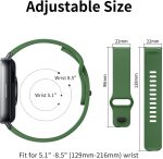 ⁦Solicone Strap Compatible with Redmi Watch 5 Active, Sport Waterproof Replacement Strap for Redmi Watch 5 Active/5 Lite Watch Bracelets⁩ - الصورة ⁦4⁩